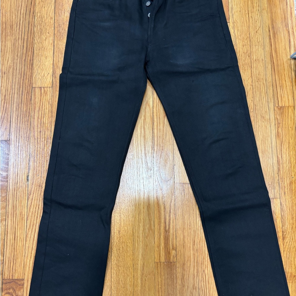 3sixteen Men's Midnight (black) Selvedge Raw Denim